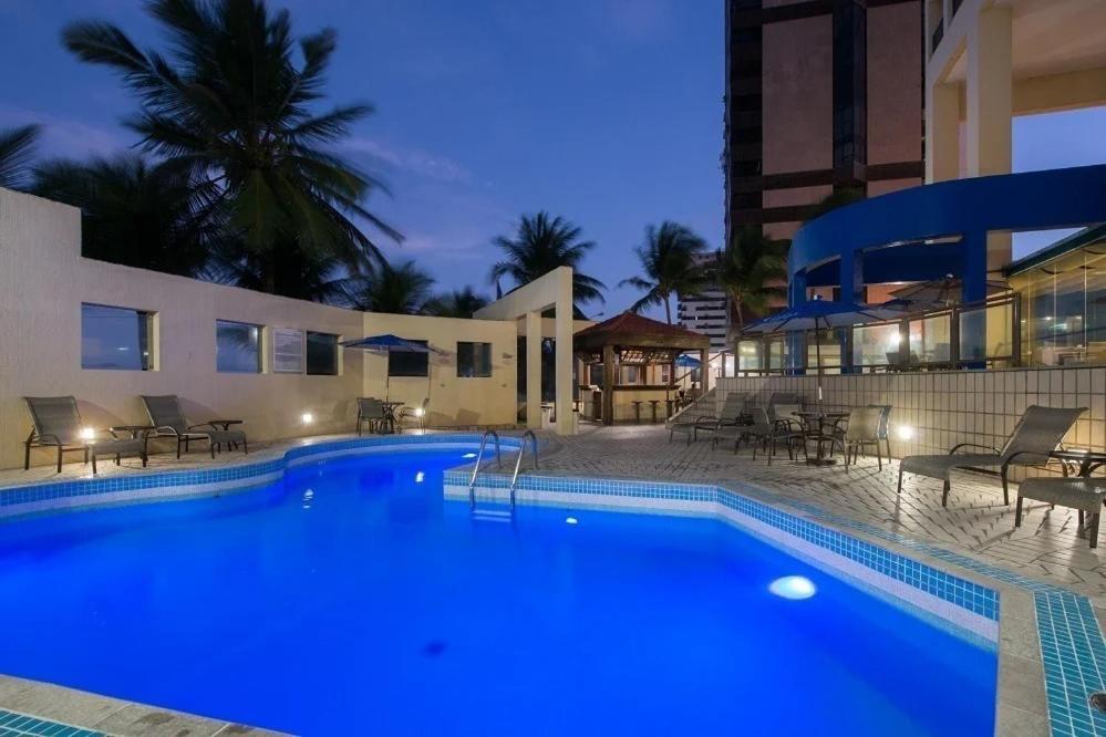 Flat 10 Andar Hotel Costa Mar Acesso Direto Praia ジャボアタン・ドス・グアララペス エクステリア 写真