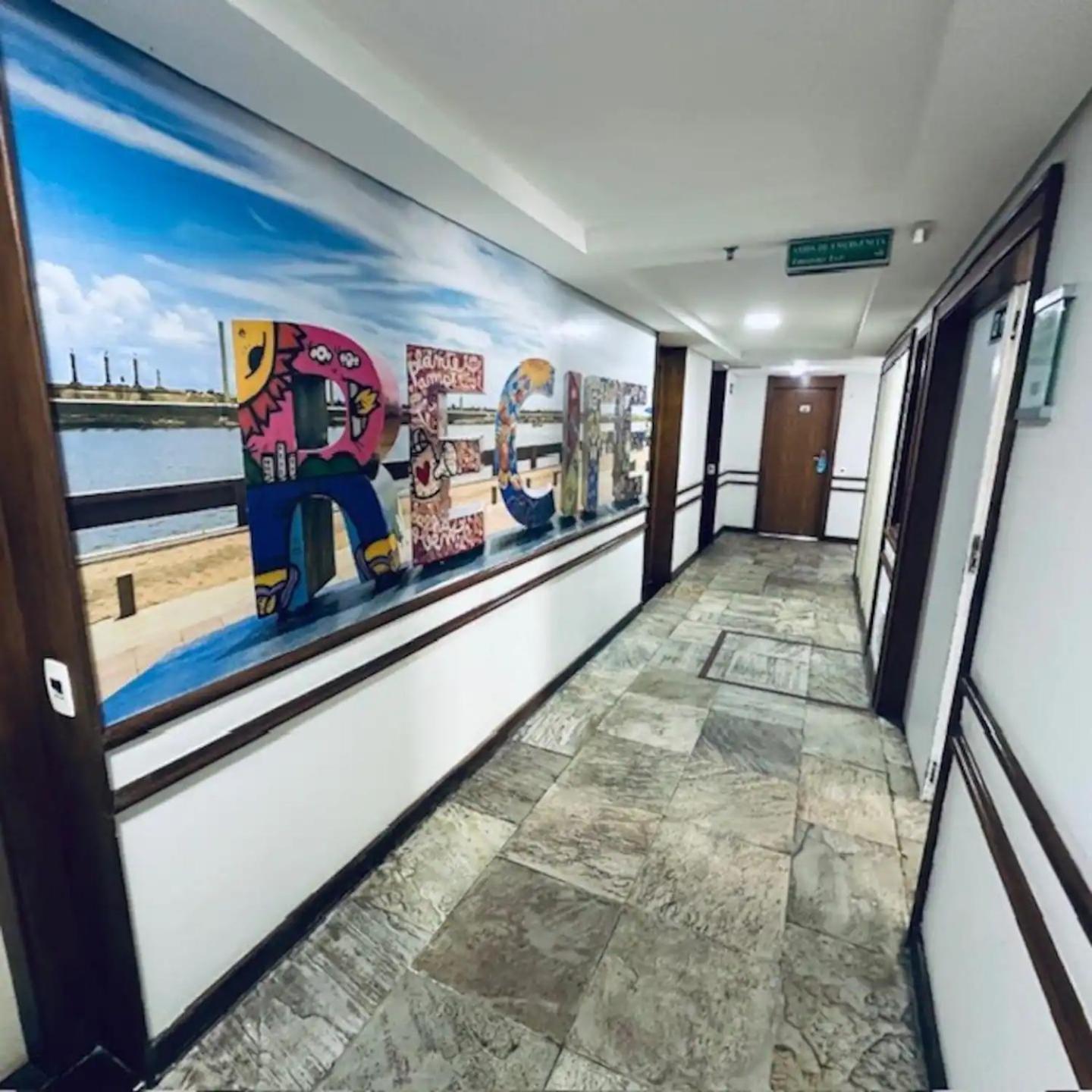 Flat 10 Andar Hotel Costa Mar Acesso Direto Praia ジャボアタン・ドス・グアララペス エクステリア 写真