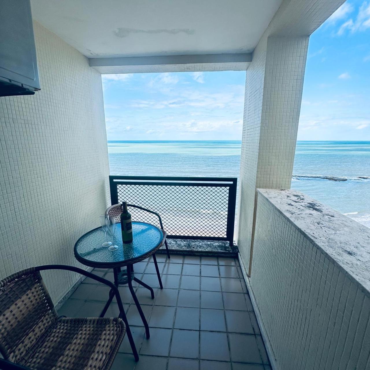 Flat 10 Andar Hotel Costa Mar Acesso Direto Praia ジャボアタン・ドス・グアララペス エクステリア 写真